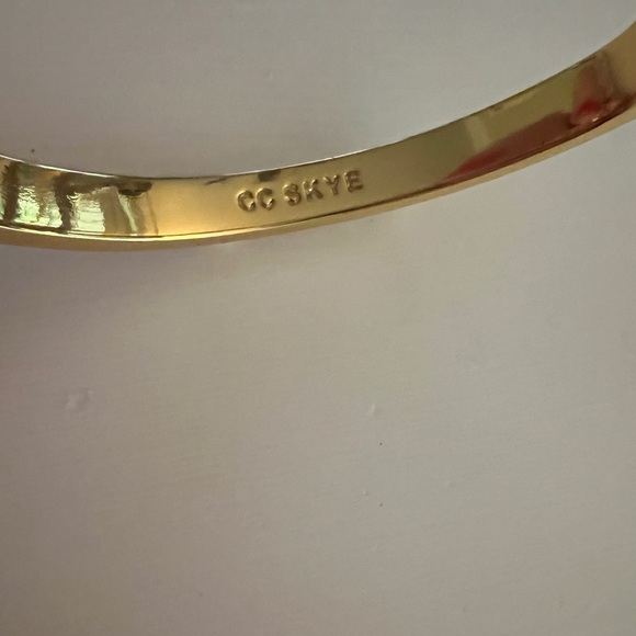 CC Skye Gold Plates Mini Spike Bangle - Picture 6 of 6